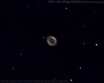 M57 Ring Nebula Aug 28, 2005